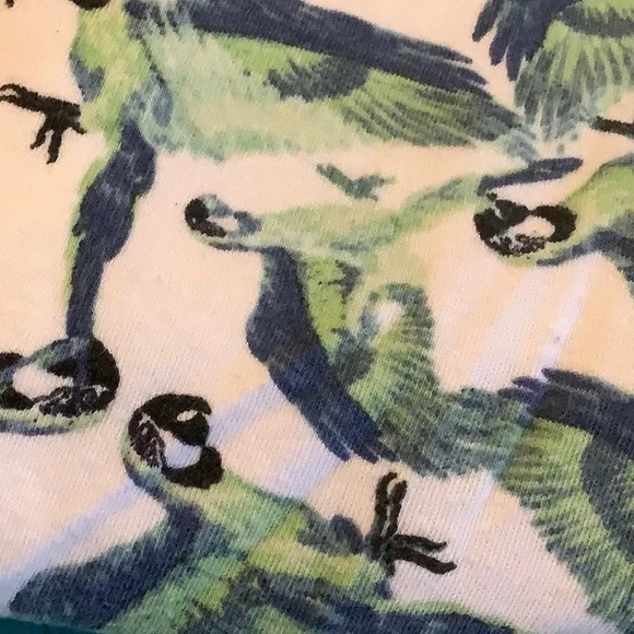 Tropical Parrots Long Sleeved Tee Shirt Plus Size 2X Karen Scott Resale - Picture 14 of 14